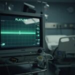 Bedridden Man PRESSURED to Die — Then THIS Happened…. Hospital monitor displaying a flatline reading