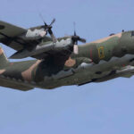 RAF Jet JAMMED Near Russia—UK Chief TARGETED Camouflage military aircraft flying in the sky.