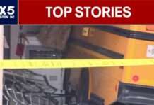 3 hurt in Baltimore County school bus crash; Soldier sues after being shot near White House