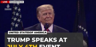 Trump delivers 250th Independence Day address as storms disrupt National Mall celebrations i