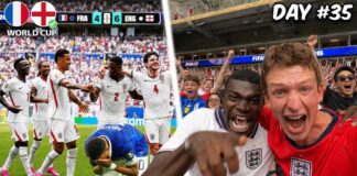 10 GOAL THRILLER at ENGLAND vs FRANCE in WORLD CUP!
